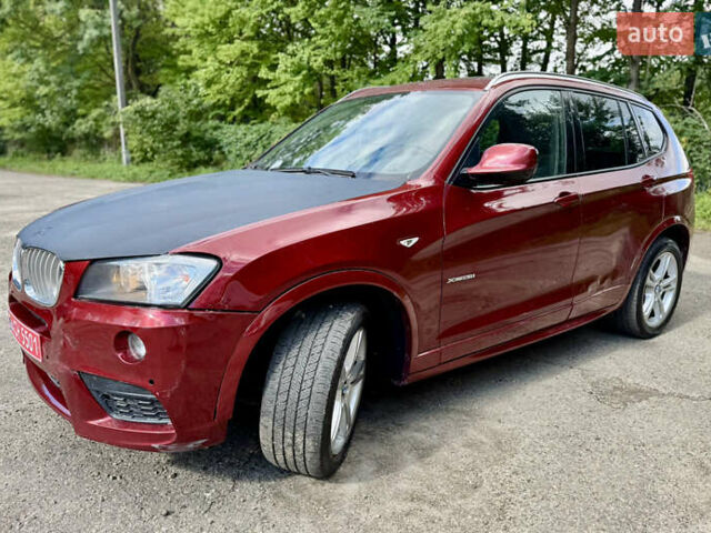 Красный БМВ Х3, объемом двигателя 2 л и пробегом 199 тыс. км за 8900 $, фото 1 на Automoto.ua
