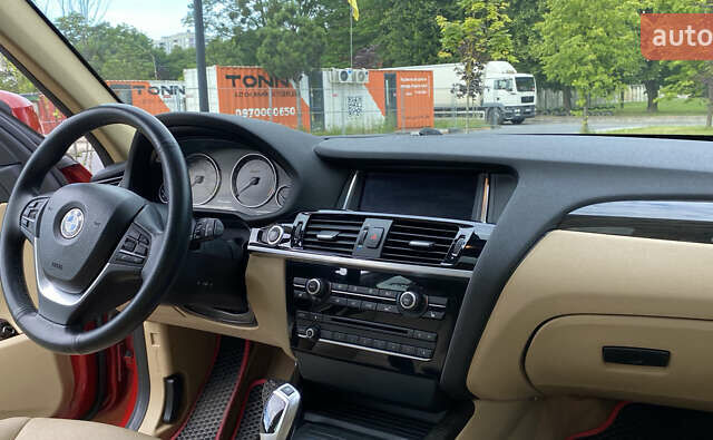 Красный БМВ Х3, объемом двигателя 2 л и пробегом 140 тыс. км за 16000 $, фото 13 на Automoto.ua