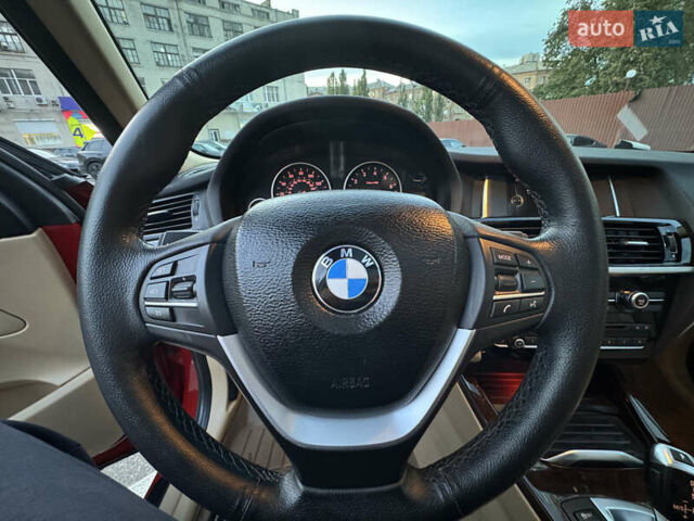 Красный БМВ Х3, объемом двигателя 2 л и пробегом 64 тыс. км за 17499 $, фото 24 на Automoto.ua