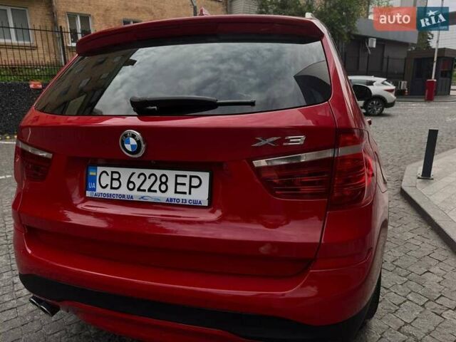 Красный БМВ Х3, объемом двигателя 2 л и пробегом 56 тыс. км за 17600 $, фото 10 на Automoto.ua
