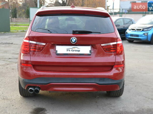 Красный БМВ Х3, объемом двигателя 2 л и пробегом 157 тыс. км за 13450 $, фото 8 на Automoto.ua