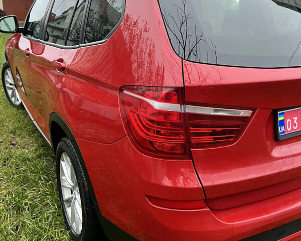 Красный БМВ Х3, объемом двигателя 2 л и пробегом 243 тыс. км за 14500 $, фото 6 на Automoto.ua