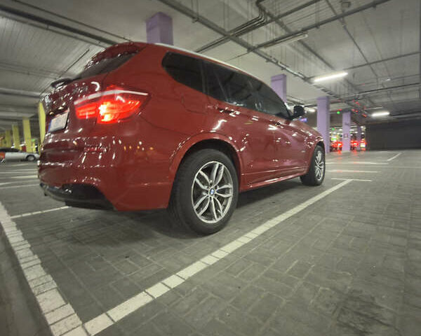 Красный БМВ Х3, объемом двигателя 2 л и пробегом 167 тыс. км за 22500 $, фото 1 на Automoto.ua