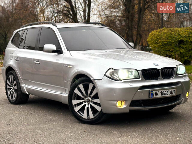 Серый БМВ Х3, объемом двигателя 3 л и пробегом 339 тыс. км за 6555 $, фото 2 на Automoto.ua