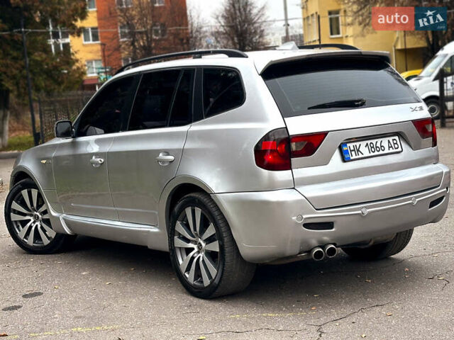 Серый БМВ Х3, объемом двигателя 3 л и пробегом 339 тыс. км за 6555 $, фото 3 на Automoto.ua