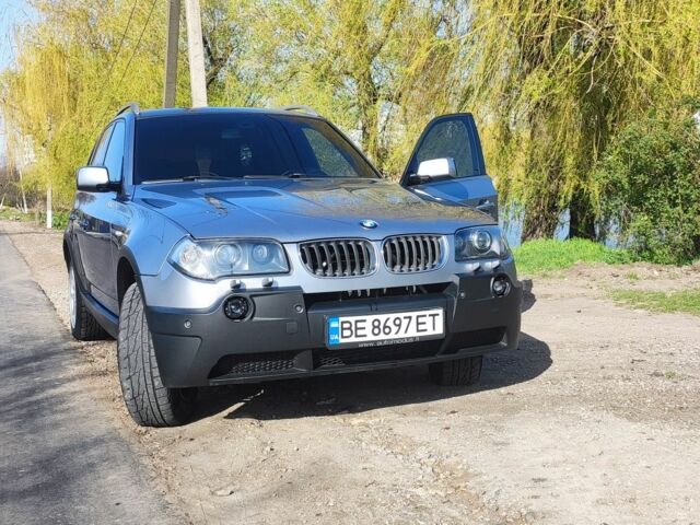 Серый БМВ Х3, объемом двигателя 3 л и пробегом 400 тыс. км за 7900 $, фото 1 на Automoto.ua