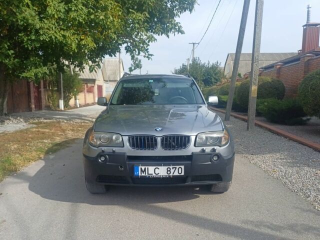 Серый БМВ Х3, объемом двигателя 3 л и пробегом 300 тыс. км за 4900 $, фото 1 на Automoto.ua