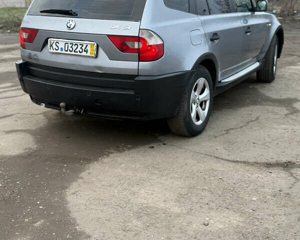 Серый БМВ Х3, объемом двигателя 2 л и пробегом 475 тыс. км за 4618 $, фото 4 на Automoto.ua