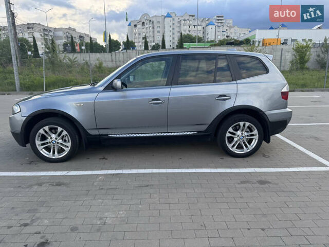 Серый БМВ Х3, объемом двигателя 3 л и пробегом 244 тыс. км за 11500 $, фото 3 на Automoto.ua