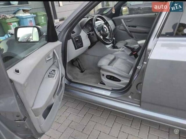 Серый БМВ Х3, объемом двигателя 3 л и пробегом 296 тыс. км за 7000 $, фото 6 на Automoto.ua