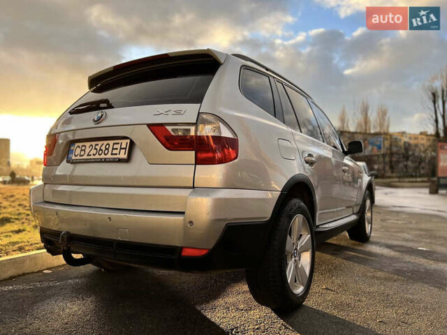 Серый БМВ Х3, объемом двигателя 3 л и пробегом 204 тыс. км за 10500 $, фото 6 на Automoto.ua