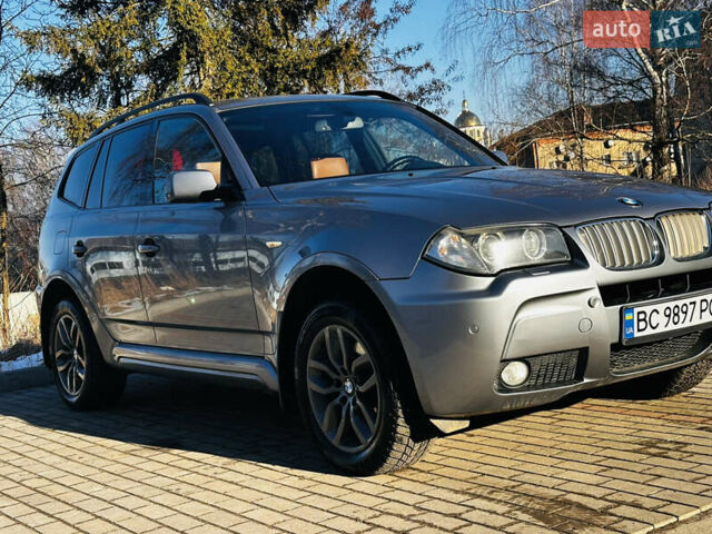 Серый БМВ Х3, объемом двигателя 3 л и пробегом 309 тыс. км за 12500 $, фото 1 на Automoto.ua