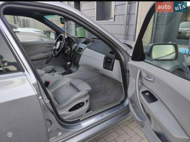 Серый БМВ Х3, объемом двигателя 3 л и пробегом 296 тыс. км за 7000 $, фото 7 на Automoto.ua