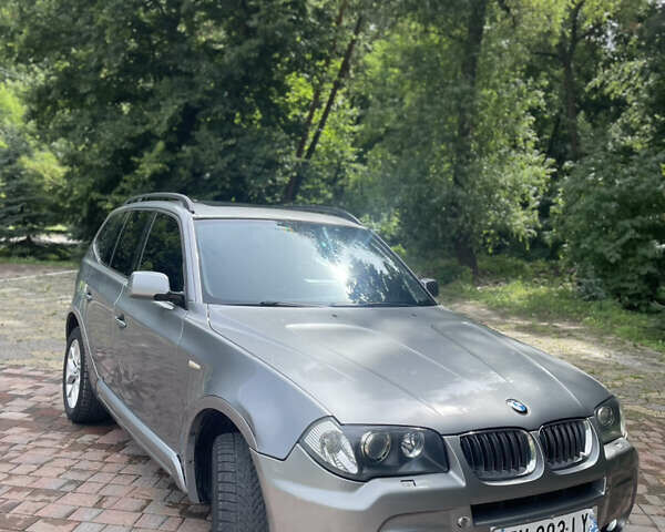 Серый БМВ Х3, объемом двигателя 3 л и пробегом 290 тыс. км за 5700 $, фото 3 на Automoto.ua