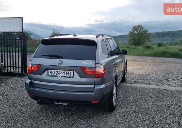 Серый БМВ Х3, объемом двигателя 2 л и пробегом 373 тыс. км за 9600 $, фото 4 на Automoto.ua
