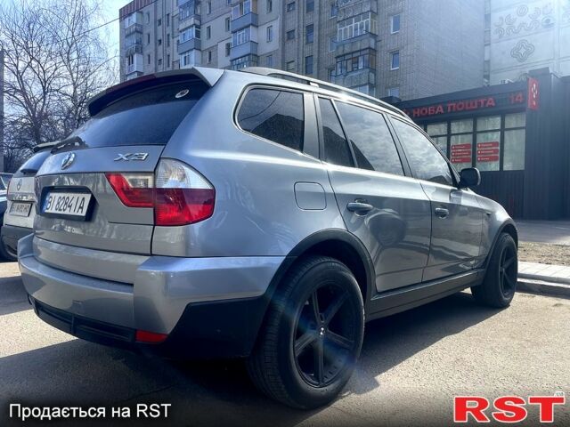 Серый БМВ Х3, объемом двигателя 3 л и пробегом 320 тыс. км за 7500 $, фото 3 на Automoto.ua