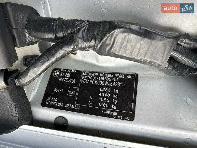 Серый БМВ Х3, объемом двигателя 2 л и пробегом 254 тыс. км за 11500 $, фото 110 на Automoto.ua