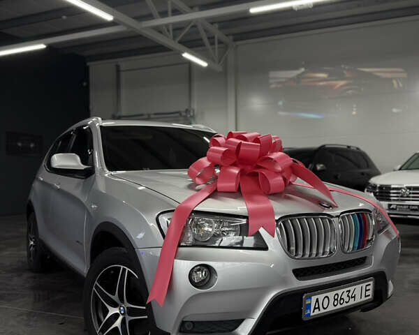 Серый БМВ Х3, объемом двигателя 3 л и пробегом 245 тыс. км за 10850 $, фото 1 на Automoto.ua