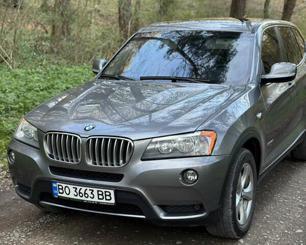 Серый БМВ Х3, объемом двигателя 3 л и пробегом 245 тыс. км за 11799 $, фото 3 на Automoto.ua