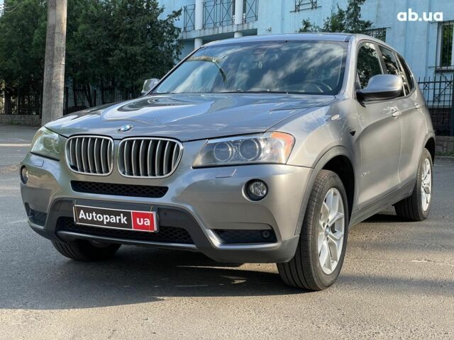 Серый БМВ Х3, объемом двигателя 3 л и пробегом 150 тыс. км за 17490 $, фото 1 на Automoto.ua