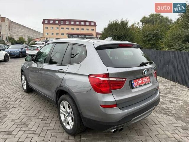 Серый БМВ Х3, объемом двигателя 3 л и пробегом 175 тыс. км за 13200 $, фото 1 на Automoto.ua