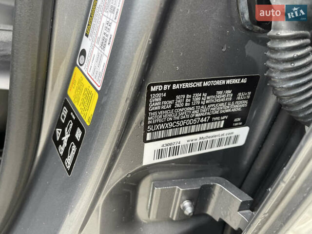 Серый БМВ Х3, объемом двигателя 2 л и пробегом 155 тыс. км за 15000 $, фото 10 на Automoto.ua