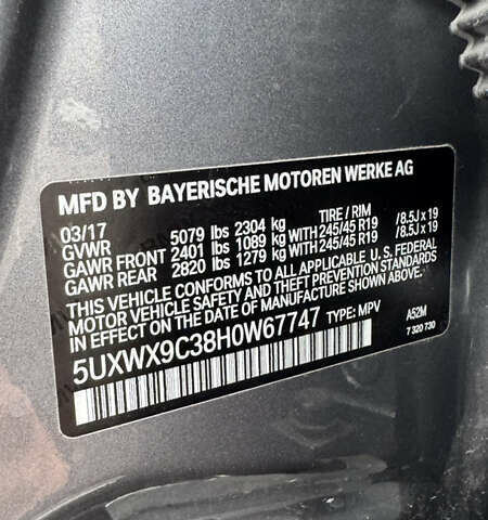 Серый БМВ Х3, объемом двигателя 2 л и пробегом 187 тыс. км за 15999 $, фото 28 на Automoto.ua