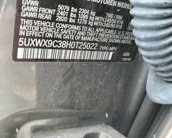 Серый БМВ Х3, объемом двигателя 2 л и пробегом 104 тыс. км за 3600 $, фото 12 на Automoto.ua