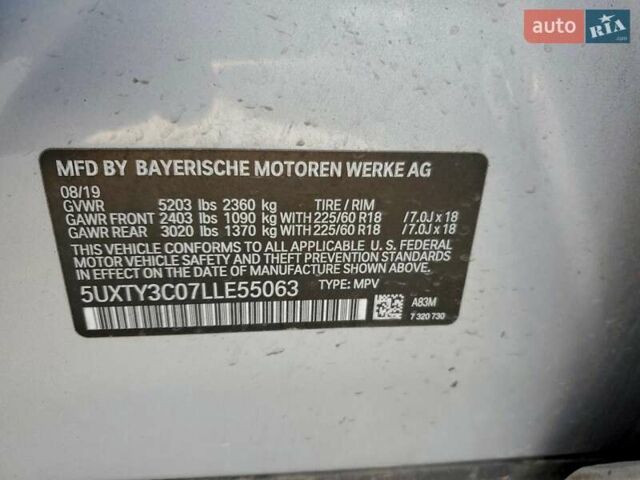 Серый БМВ Х3, объемом двигателя 2 л и пробегом 158 тыс. км за 7400 $, фото 10 на Automoto.ua