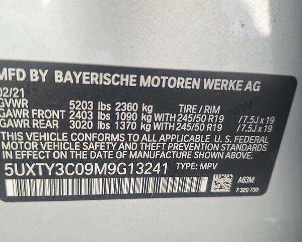 Сірий БМВ Х3, об'ємом двигуна 0 л та пробігом 145 тис. км за 18500 $, фото 8 на Automoto.ua
