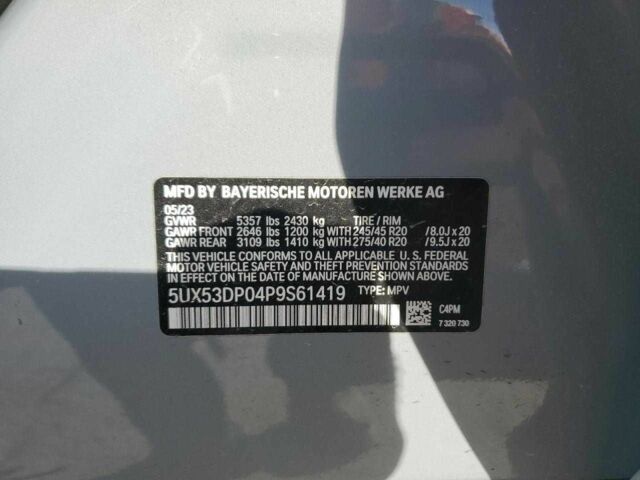 Серый БМВ Х3, объемом двигателя 2 л и пробегом 37 тыс. км за 17000 $, фото 13 на Automoto.ua