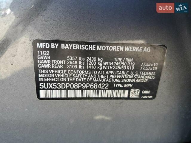 Сірий БМВ Х3, об'ємом двигуна 2 л та пробігом 119 тис. км за 17500 $, фото 12 на Automoto.ua
