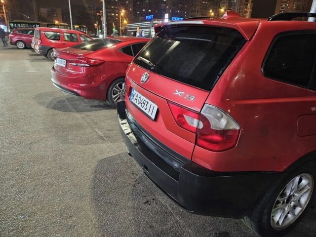 Синий БМВ Х3, объемом двигателя 3.5 л и пробегом 280 тыс. км за 6000 $, фото 1 на Automoto.ua