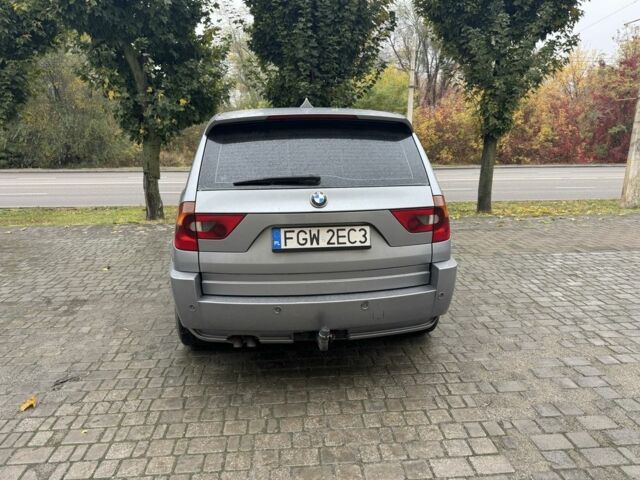 Синий БМВ Х3, объемом двигателя 3 л и пробегом 332 тыс. км за 4800 $, фото 2 на Automoto.ua