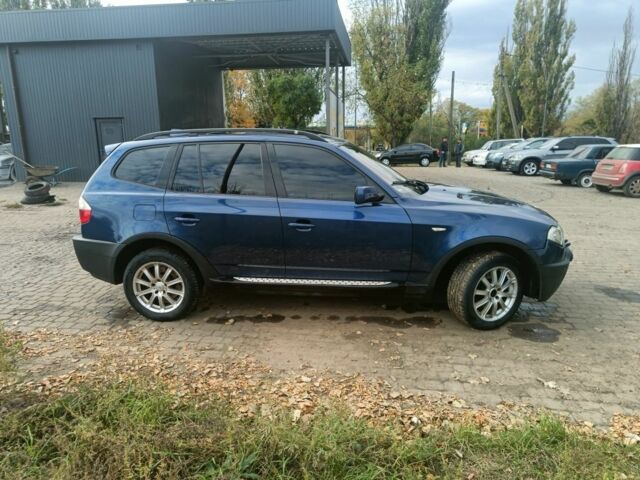 БМВ Х3 2004 в Синельниковом на Automoto.ua Синий БМВ Х3, объемом двигателя 2 л и пробегом 330 тыс. км за 5708 $, фото 3 на Automoto.ua