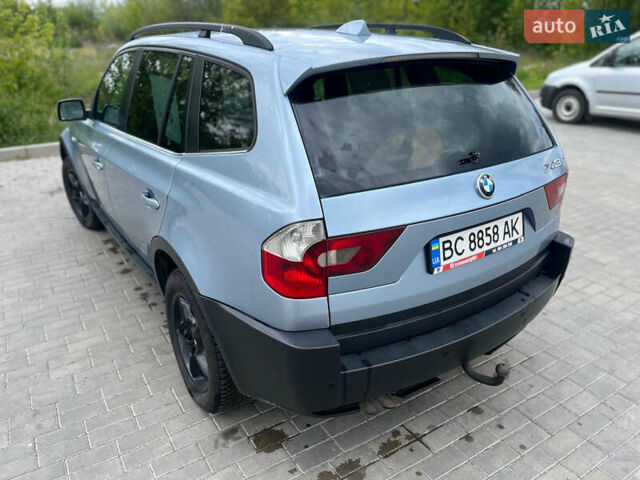 Синий БМВ Х3, объемом двигателя 2.99 л и пробегом 395 тыс. км за 7200 $, фото 2 на Automoto.ua