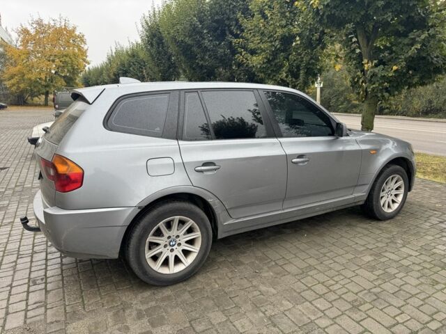 Синий БМВ Х3, объемом двигателя 3 л и пробегом 332 тыс. км за 4800 $, фото 3 на Automoto.ua