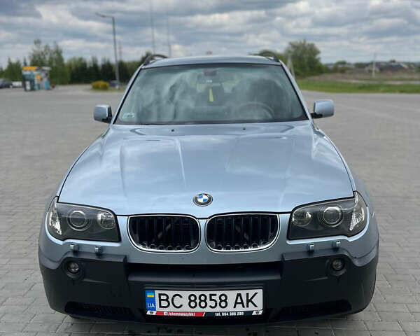 Синий БМВ Х3, объемом двигателя 2.99 л и пробегом 395 тыс. км за 7200 $, фото 1 на Automoto.ua