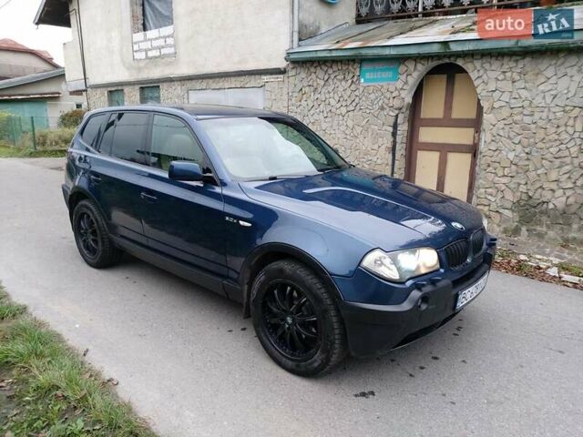 Синий БМВ Х3, объемом двигателя 2.99 л и пробегом 351 тыс. км за 6550 $, фото 2 на Automoto.ua