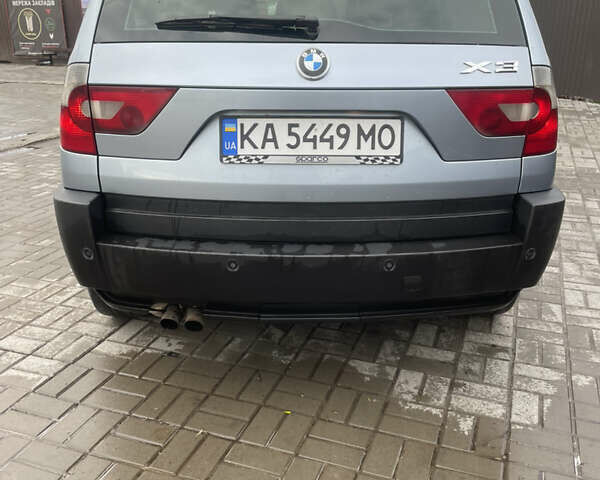 Синий БМВ Х3, объемом двигателя 3 л и пробегом 344 тыс. км за 7299 $, фото 6 на Automoto.ua