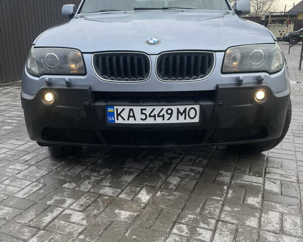 Синий БМВ Х3, объемом двигателя 3 л и пробегом 344 тыс. км за 7299 $, фото 1 на Automoto.ua
