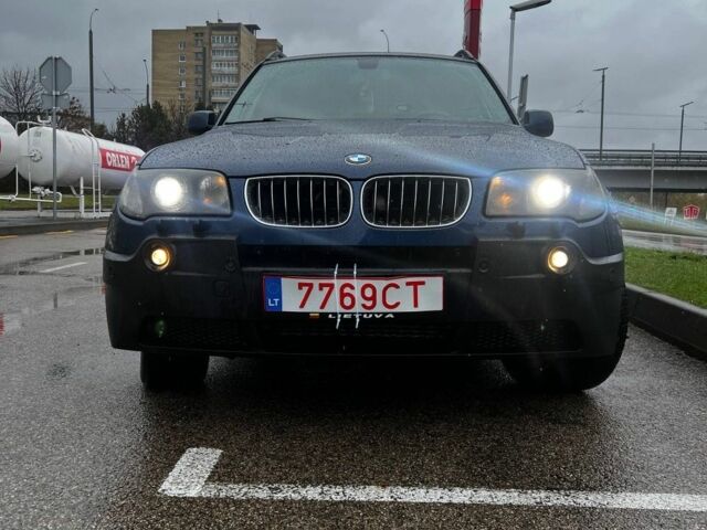 Синий БМВ Х3, объемом двигателя 3 л и пробегом 287 тыс. км за 6200 $, фото 4 на Automoto.ua