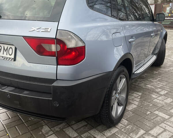 Синий БМВ Х3, объемом двигателя 3 л и пробегом 344 тыс. км за 7299 $, фото 5 на Automoto.ua