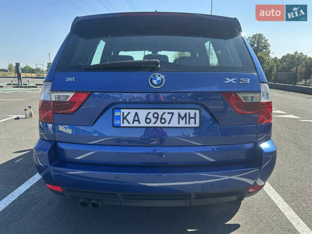 Синий БМВ Х3, объемом двигателя 2.5 л и пробегом 223 тыс. км за 8900 $, фото 2 на Automoto.ua