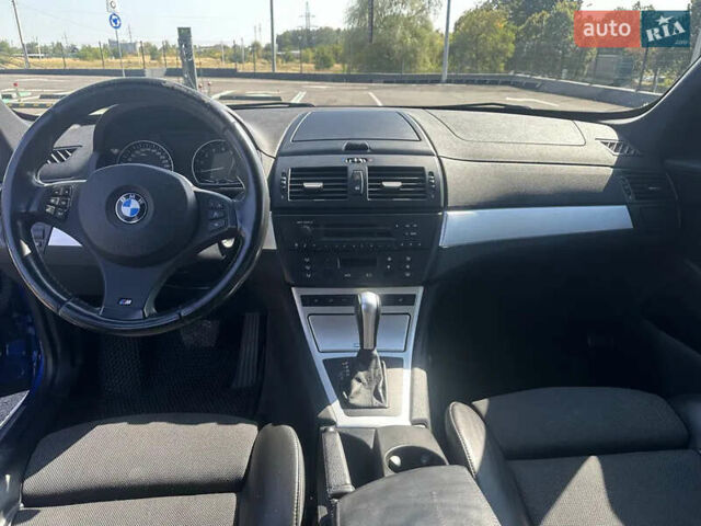 Синий БМВ Х3, объемом двигателя 2.5 л и пробегом 223 тыс. км за 8900 $, фото 7 на Automoto.ua