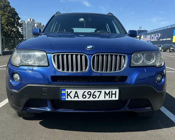 Синий БМВ Х3, объемом двигателя 2.5 л и пробегом 223 тыс. км за 8900 $, фото 1 на Automoto.ua