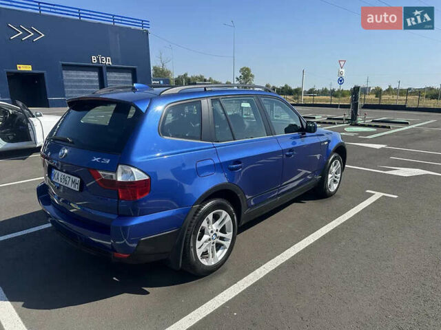Синий БМВ Х3, объемом двигателя 2.5 л и пробегом 223 тыс. км за 8900 $, фото 3 на Automoto.ua