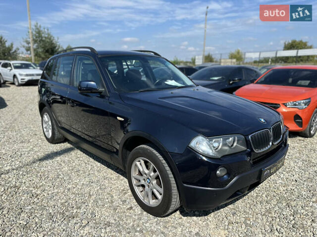 Синий БМВ Х3, объемом двигателя 2 л и пробегом 192 тыс. км за 9900 $, фото 1 на Automoto.ua