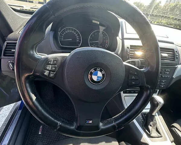 Синий БМВ Х3, объемом двигателя 2.5 л и пробегом 223 тыс. км за 8900 $, фото 9 на Automoto.ua