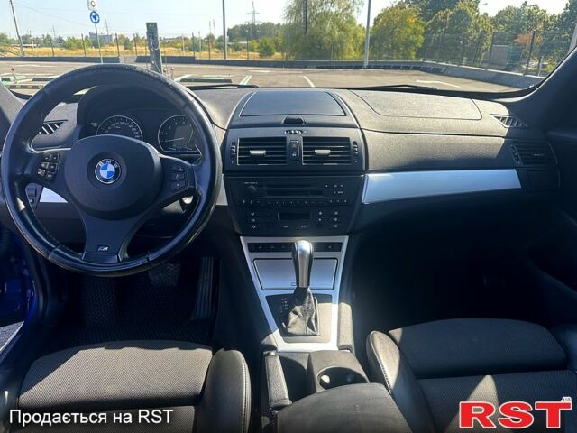 Синий БМВ Х3, объемом двигателя 2.5 л и пробегом 223 тыс. км за 9500 $, фото 6 на Automoto.ua